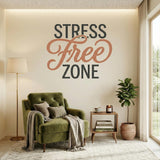 Product gallery view of Stress Free Zone Wall Decal.