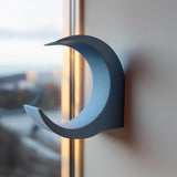 Product gallery view of 3D Printed Crescent Moon Wall Shelf.