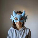 Product gallery view of 3D Printed Horned Dragon Costume Mask.