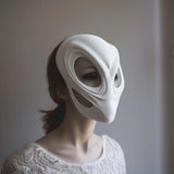 Product gallery view of 3D Printed Minimal Alien Costume Mask.