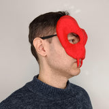 Additional product detail of 3D Printed Snake Demon Mask.