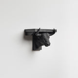 Additional product view of 3D Printed Taurus Bull Head Wall Shelf.