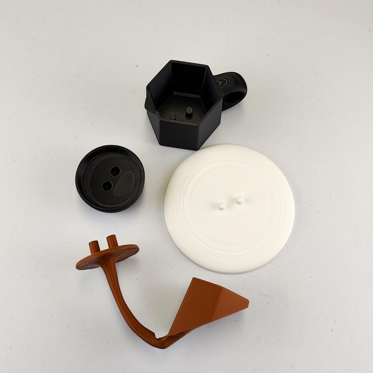 Alternate gallery view of Floating Coffee Pour Sculpture.
