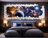 Additional product view of 3D Space Wall Vinyl Decal.