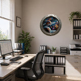 Product detail view of Space Porthole Wall Vinyl Decal.