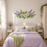 Additional product view of Daisy Lavender Wall Vinyl Decal.