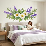 Additional product detail of Daisy Lavender Wall Vinyl Decal.