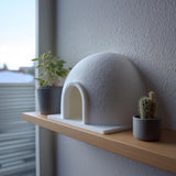Product gallery view of 3D Printed Minimalist Igloo Dome Decor.