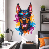 Additional product view of Cool Doberman Wall Vinyl Decal.