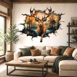 Alternate gallery view of 3D Deer Wall Vinyl Decal.