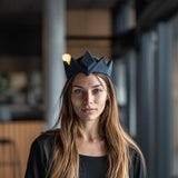 Alternate product view of 3D Printed Geometric Fantasy Crown Headpiece.