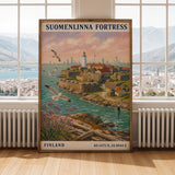 Product gallery view of Suomenlinna Fortress Art Print Poster.