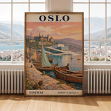 Alternate gallery view of Oslo Harbor Travel Poster.