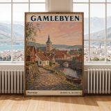 Alternate gallery view of Gamlebyen Oslo Travel Poster.