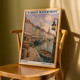 Alternate gallery view of Nyhavn Copenhagen Travel Poster.