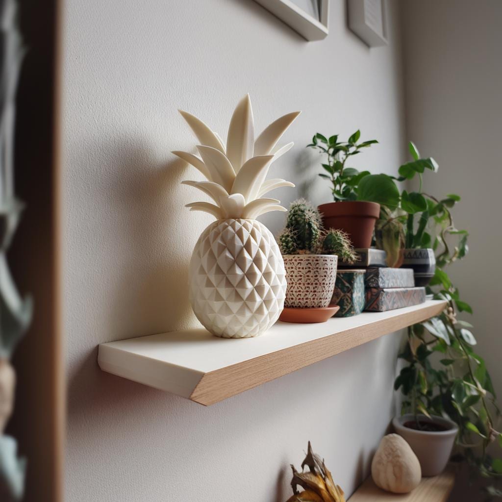 Alternate gallery view of 3D Printed Geometric Pineapple Memorial Urn.