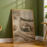 Additional product detail of Russian Dwarf Hamster Reading in Bed Poster.