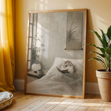 Additional product view of Pearl Dwarf Hamster Reading in Bed Poster.