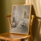 Product detail view of Pearl Dwarf Hamster Reading in Bed Poster.
