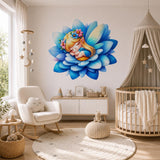 Alternate product view of Sleeping Fairy Wall Vinyl Decal.