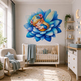 Product detail view of Sleeping Fairy Wall Vinyl Decal.