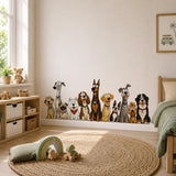 Product gallery view 13 of Funny Dog Group Wall Vinyl Decal.