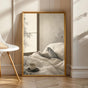 Product view of Silver Budgerigar Reading in Bed Poster.