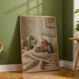 Additional product detail of Galah Parrot Reading in Bed Poster.