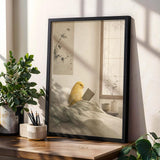 Product gallery view of American Singer Canary Reading in Bed Poster.