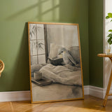 Additional product detail of Silver Lizard Canary Reading in Bed Poster.