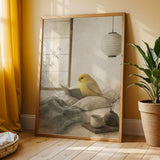 Additional product view of Gloster Canary Reading in Bed Poster.