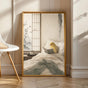 Product view of Waterslager Canary Reading in Bed Poster.