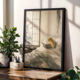 Product gallery view of Waterslager Canary Reading in Bed Poster.