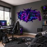 Product detail view of Gaming Wall Vinyl Decal.
