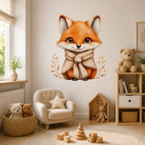 Product gallery view of Cute Fox Wall Vinyl Decal.