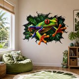 Product gallery view of Weird Frog Wall Vinyl Decal.