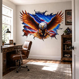 Product view of Bald Eagle Wall Vinyl Decal.