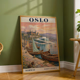 Additional product detail of Oslo Harbor Travel Poster.