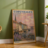 Additional product detail of Copenhagen Harbor Travel Poster.