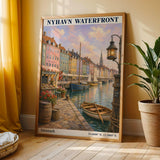 Alternate product view of Nyhavn Copenhagen Travel Poster.