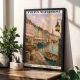 Additional product view of Nyhavn Copenhagen Travel Poster.
