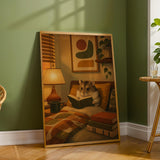 Additional product detail of Campbell’s Dwarf Hamster Reading in Armchair Poster.
