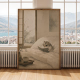 Alternate gallery view of Russian Dwarf Hamster Reading in Bed Poster.