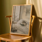 Product detail view of Russian Dwarf Hamster Reading in Bed Poster.
