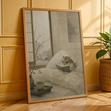 Additional product presentation of Russian Dwarf Hamster Reading in Bed Poster.