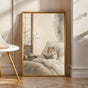 Product view of Chinese Hamster Reading in Bed Poster.