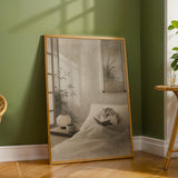 Additional product detail of Pearl Dwarf Hamster Reading in Bed Poster.