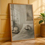Additional product presentation of Pearl Dwarf Hamster Reading in Bed Poster.