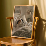 Product detail view of Coronet Guinea Pig Reading in Bed Poster.