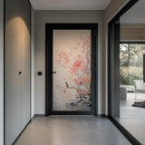 Alternate gallery view of Etched Glass Door Vinyl Decal Cherry Blossoms.